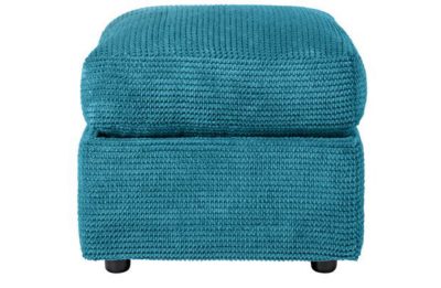 HOME Barney Footstool - Teal